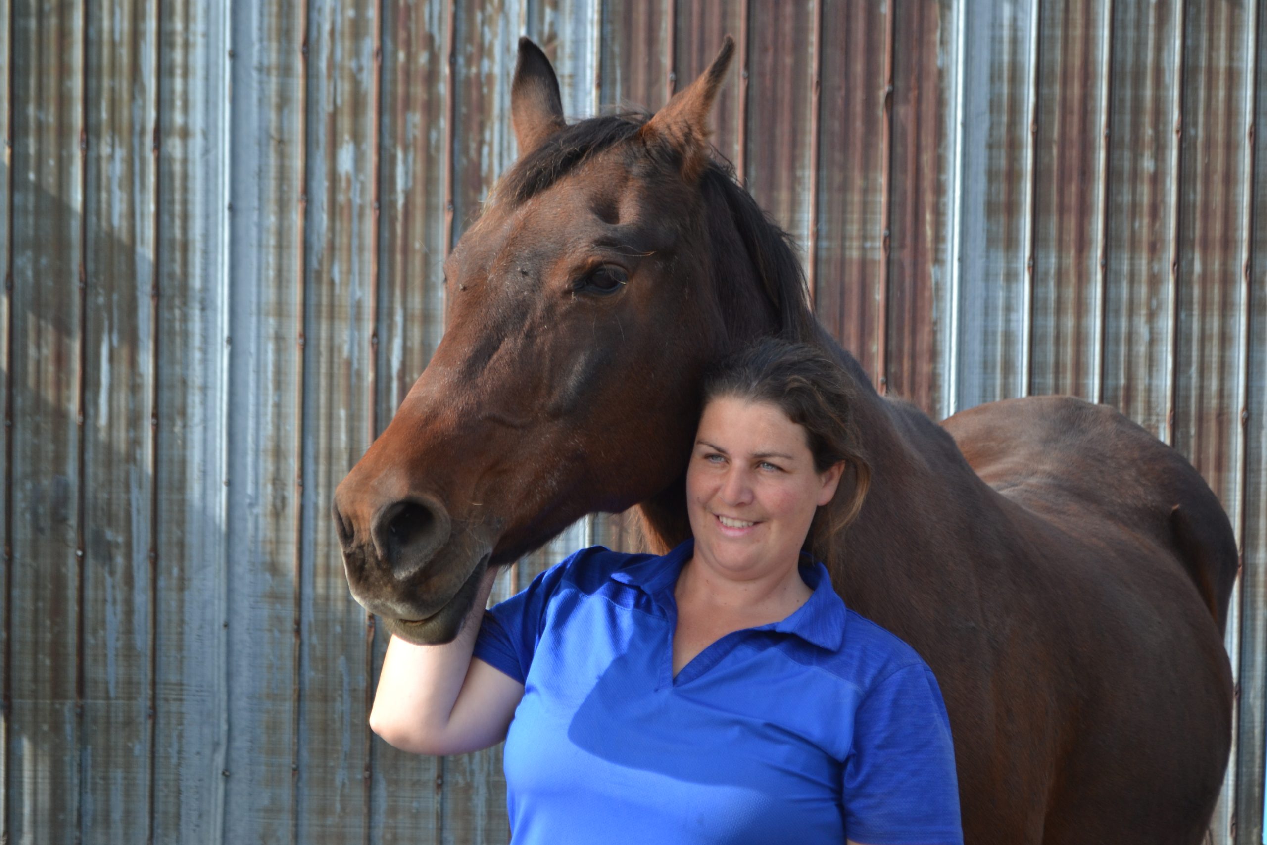 Sophie Lavoie et une jument